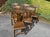 American Signed Set of 6 Paint Decorated Plank Seat Chairs, Columbia, Pa Circa 1870s For Sale - Image 3 of 12