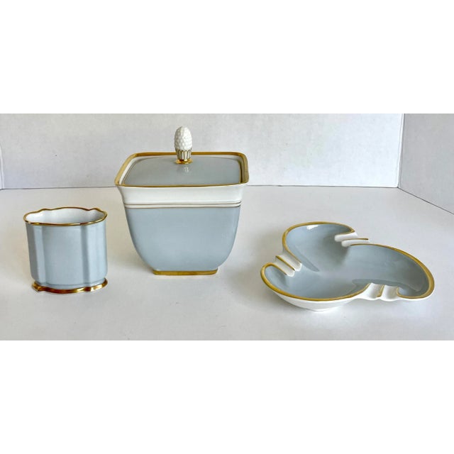 Mid-Century Rosenthal Azur Kronach-Germany Smoking Vanity Set For Sale - Image 11 of 11