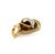 Metal Mid 20th Century Aaron Basha 18k Yellow Gold Diamond Enamel Leopard Shoe Charm Pendant For Sale - Image 7 of 7