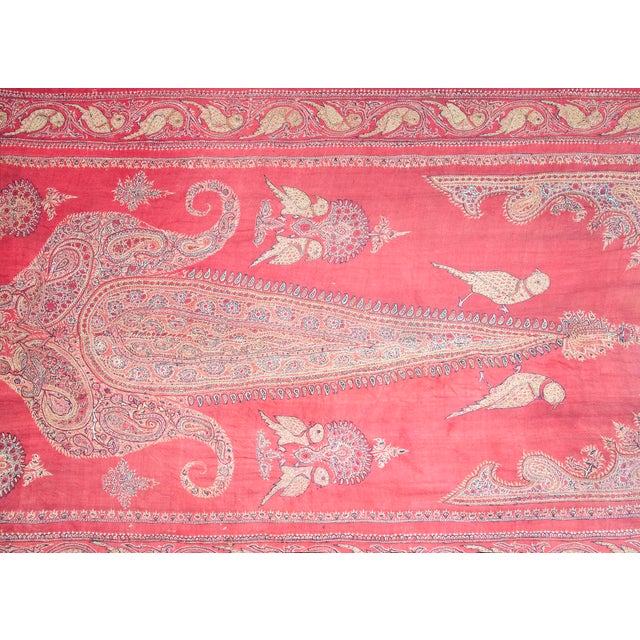 Late 19th Century Persian Kirman Suzani Rug For Sale In Chicago - Image 6 of 15