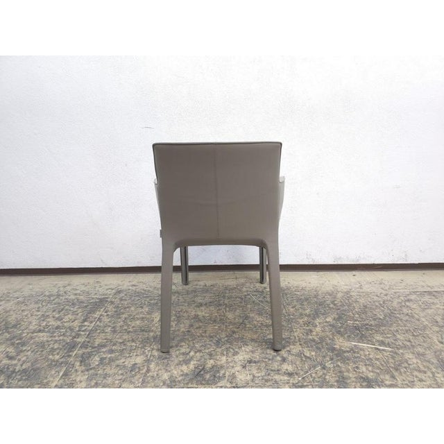 Gio Chair in Leather by Walter Knoll For Sale - Image 3 of 13