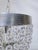 Mid-Century Modern Vintage Hollywood Regency Reeded Tiered Crystal Basket Chandelier For Sale - Image 3 of 9