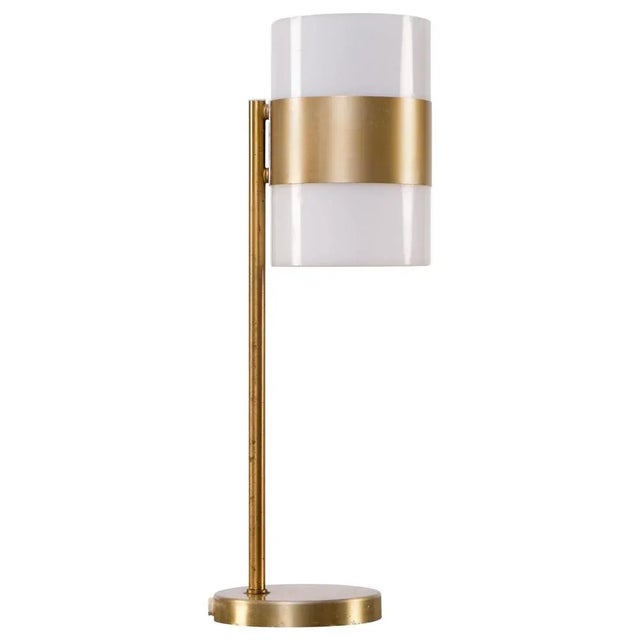 Brass Table Lamp attributed to Luxus, Sweden, 1960s For Sale - Image 11 of 11