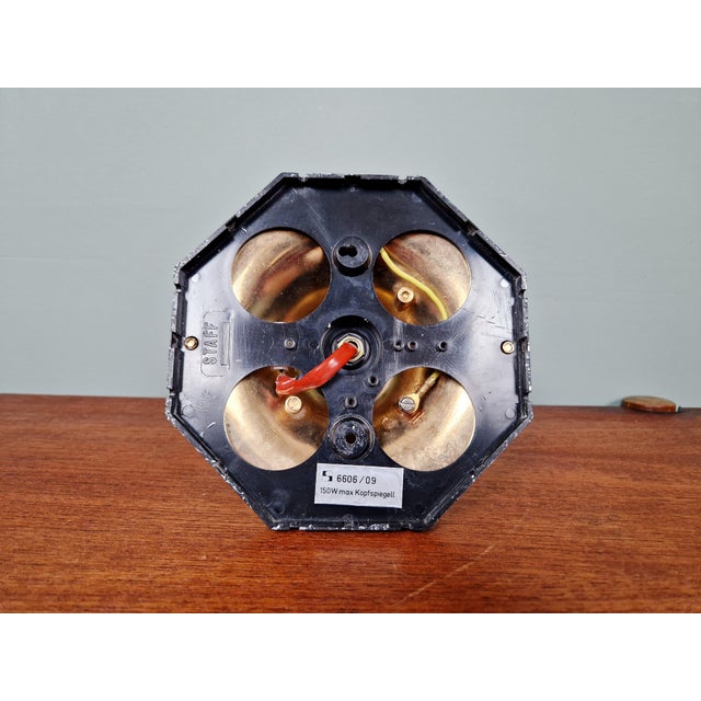 Brass Wall Light by Motoko Ishii for Staff Leuchten, 1970 For Sale - Image 9 of 13