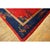 1920s 1920s Red Floral Antique Chinese Art Deco Rug 9' X 9'9'' Handknotted Wool Carpet For Sale - Image 5 of 9