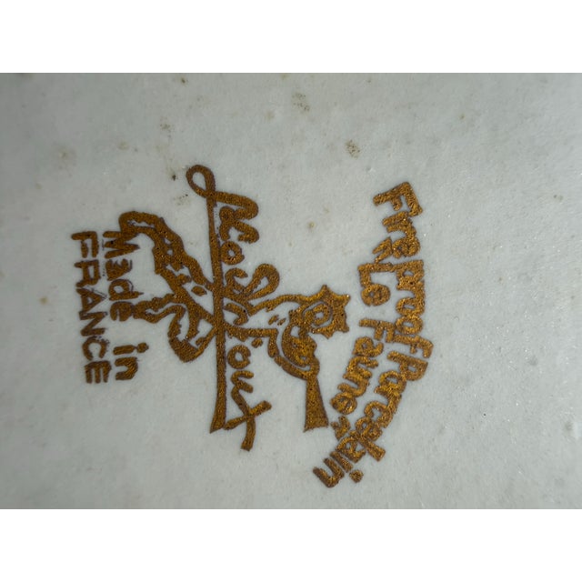 1970s Vintage Louis Lourioux Porcelain Covered Casserole Dish For Sale - Image 5 of 9
