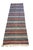 Textile Vintage Swedish Handwoven Rag Rug in Blue and Red Tones, 1960s For Sale - Image 7 of 7