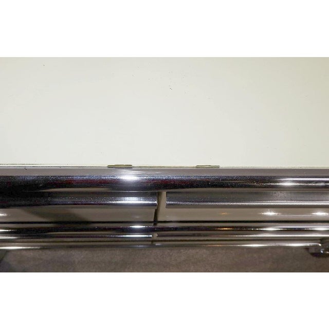 Metal Low Cabinet on Casters attributed to Fritz Haller & Paul Schärer for Usm Haller, 1960s For Sale - Image 7 of 18