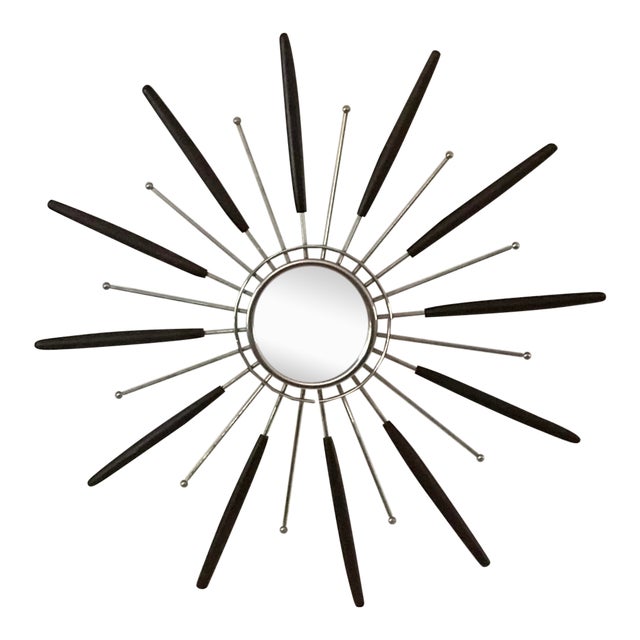 Vintage Mid Century Atomic Sunburst Mirror Chairish