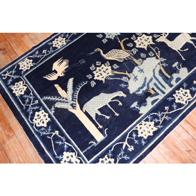 Early 20th Century Chinese Peking Pictorial Rug - 4'4" x 6'10" For Sale - Image 18 of 18