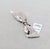 1970s Vintage C1976 Signed Napier Rhodium Plated Wavy Bow Brooch For Sale - Image 5 of 8