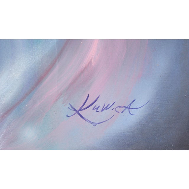 Wood The Cosmic Dream - Visionary Figurative Nude Composition in Acrylic on Masonite by Kimberlee Kuwica For Sale - Image 7 of 8