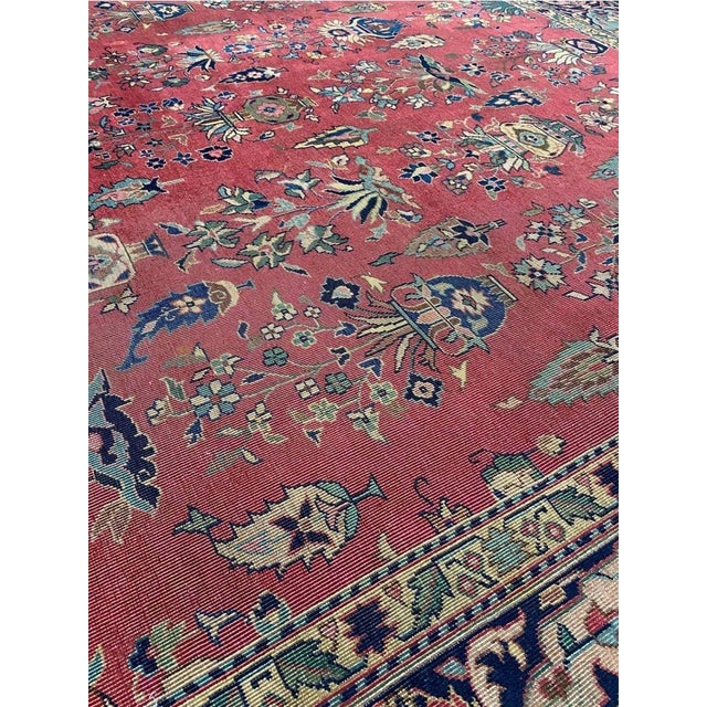 Traditional 10x13 1950sTurkish Sparta Area Rug - 100124 For Sale - Image 3 of 14