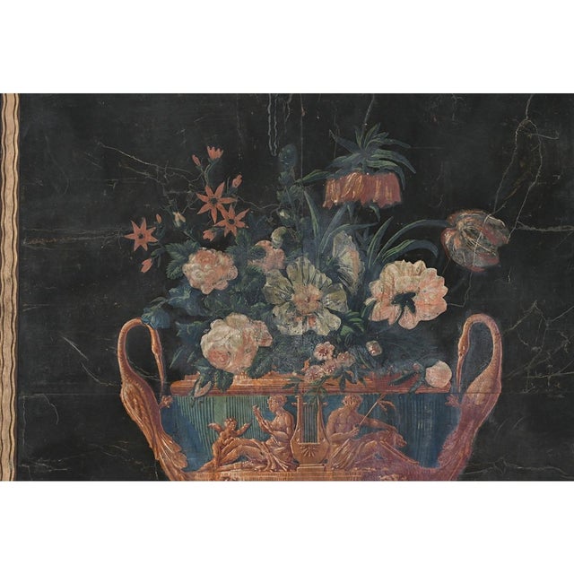 Italian 19th Century Empire Style Oil Painting on Canvas For Sale - Image 4 of 10