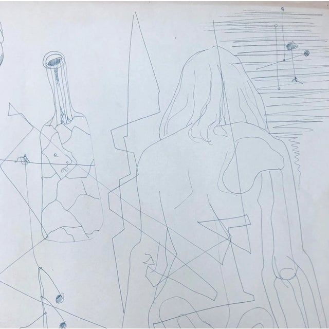 1968 William Glen Davis Abstract Figure Studies For Sale - Image 4 of 5