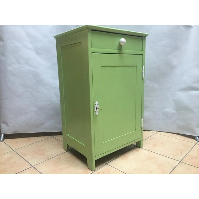 Mint-Colored Chest of Drawers, 1930s For Sale - Image 3 of 18