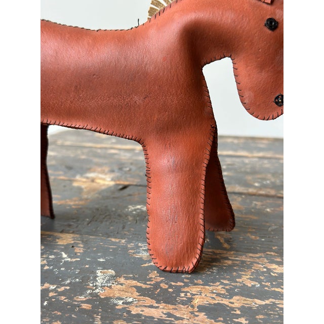 Vintage Folk Art Handmade Rubber Horse Soft Sculpture, Circa Mid-20th Century For Sale - Image 13 of 18