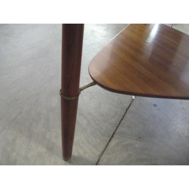 Vintage MidCentury Buch Guitar Pick Side Table Signed Chairish