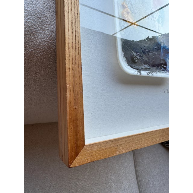 Vintage "Paint Dish" Art, Framed For Sale - Image 9 of 12