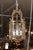 French 1940s Patinated Bronze & Cut Crystal Lantern, France For Sale - Image 3 of 12