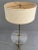 Brass and Acrylic Floor Lamp End Table For Sale In Los Angeles - Image 6 of 7