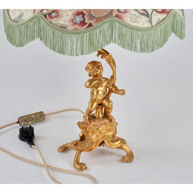 Putti Table Lamps, Set of 2 For Sale - Image 4 of 5