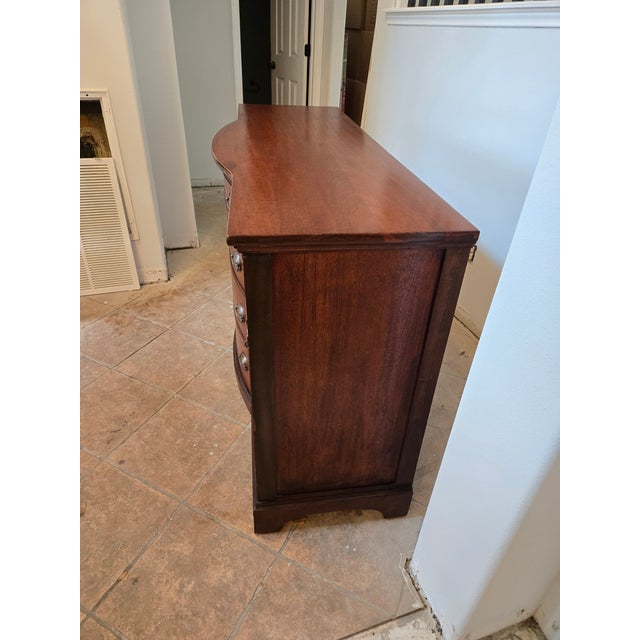 (Set) Exquisite 1948 Drexel “Travis Court” Federal Revival Sideboard & China Cabinet For Sale - Image 11 of 18