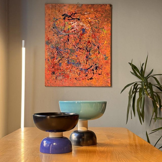 Small Ceramic Bowl by Ettore Sottsass for Bitossi, 1990s For Sale - Image 10 of 11