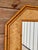 Vintage Octagonal Faux Bamboo and Woven Rattan Wall Mirror For Sale - Image 10 of 12