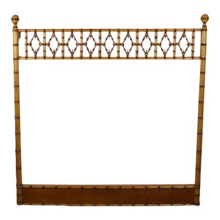 19th Century Bamboo Twin Headboard For Sale