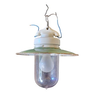 Industrial Pendant Light, 1950s For Sale