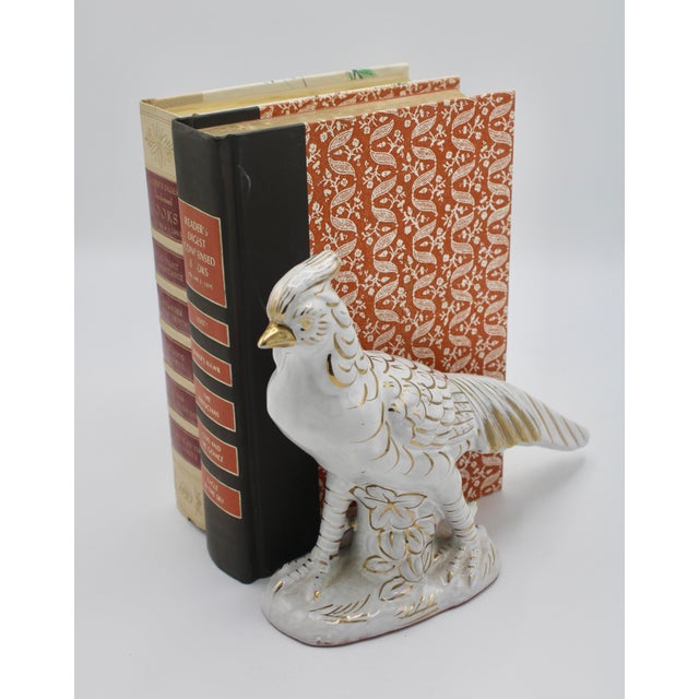 Italian Vintage Italian Terracotta Pheasants For Sale - Image 3 of 12
