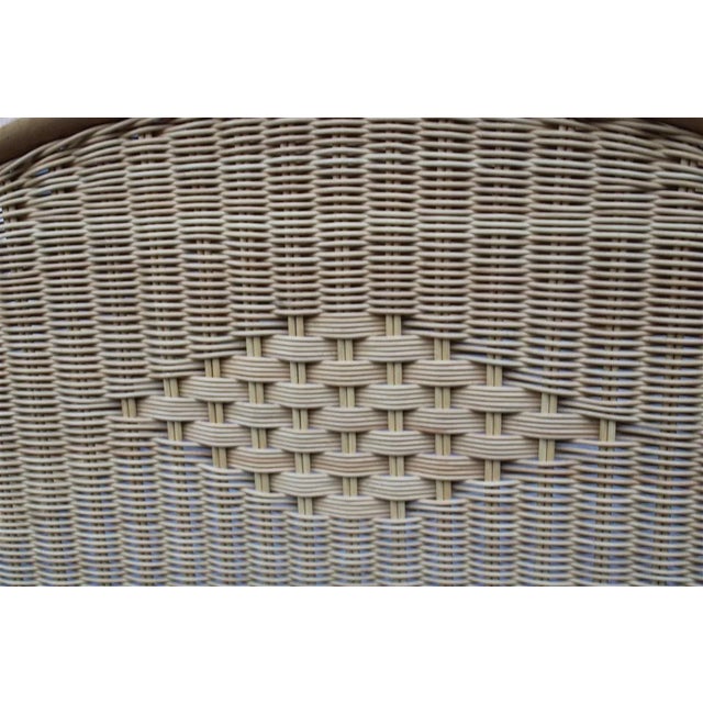 Vintage Italian Bamboo and Wicker Bed by Tommaso Barbi, 1970 For Sale - Image 3 of 17