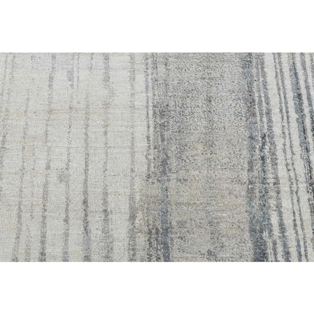 Handmade Wool Pile Modern Design Rug. 9' X 12' For Sale - Image 4 of 4