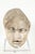 Sensitively carved, solid marble bust of a young boy mounted on a custom, Lucite base. Carved fully in the round, though...