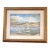 Vintage Pierre-Auguste Renoir "Paysage en Été" Framed Lithograph Print – Premium Custom Antique Gold Leaf Frame With Textured Linen Matting For Sale