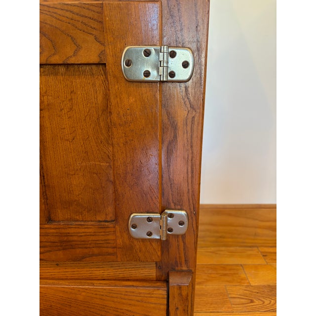 Antique Oak Ice Chest by “The Vermonter” For Sale - Image 4 of 11