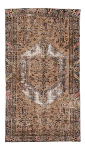 Vintage Shabby Chic Handmade Scatter Wool Rug