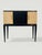 Elegant Italian cabinet bar produced in the 1950s, distinguished by a refined contrast of materials and tones. The top,...