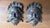 Mythological Gilded Cast Iron Neptune Architectural Wall Plaques - A Pair For Sale In Greensboro - Image 6 of 12