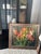 Black Original Framed Floral Oil Painting For Sale - Image 8 of 8