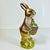 1990s Vintage Shabby Chic Foil Covered Plaster Faux Chocolate Bunny Figurine - Easter. For Sale - Image 15 of 15