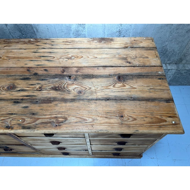Rustic Haberdashery Shop Counter, 1890s For Sale - Image 11 of 14