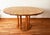 1970s Round Post Modern Brutalist MCM Beech Dining Table + 6 Chairs, 9 Pcs Set For Sale - Image 13 of 16