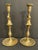 Mid 19th Century Pair of Antique Tavern Bell Brass Candlesticks For Sale - Image 5 of 5