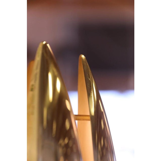 1970s Kastor Wall Lamp in Brass by Jo Hammerborg for Fog & Mørup, 1960s For Sale - Image 5 of 12