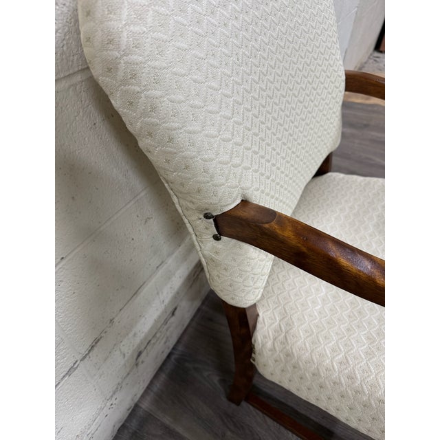 Vintage Spanish Revival Walnut Armchair For Sale - Image 12 of 16