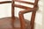 Brown Antique Arts & Crafts Carved Walnut Banker's Chair, Circa 1920s For Sale - Image 8 of 12