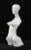Porcelain Woman Figure with Silver Details by Ilona Romule, 21st Century For Sale - Image 3 of 5