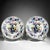 Antique English Porcelain Noma Plates with Hand-Painted Decor from Ridgway, 1850s, Set of 2 For Sale - Image 10 of 10